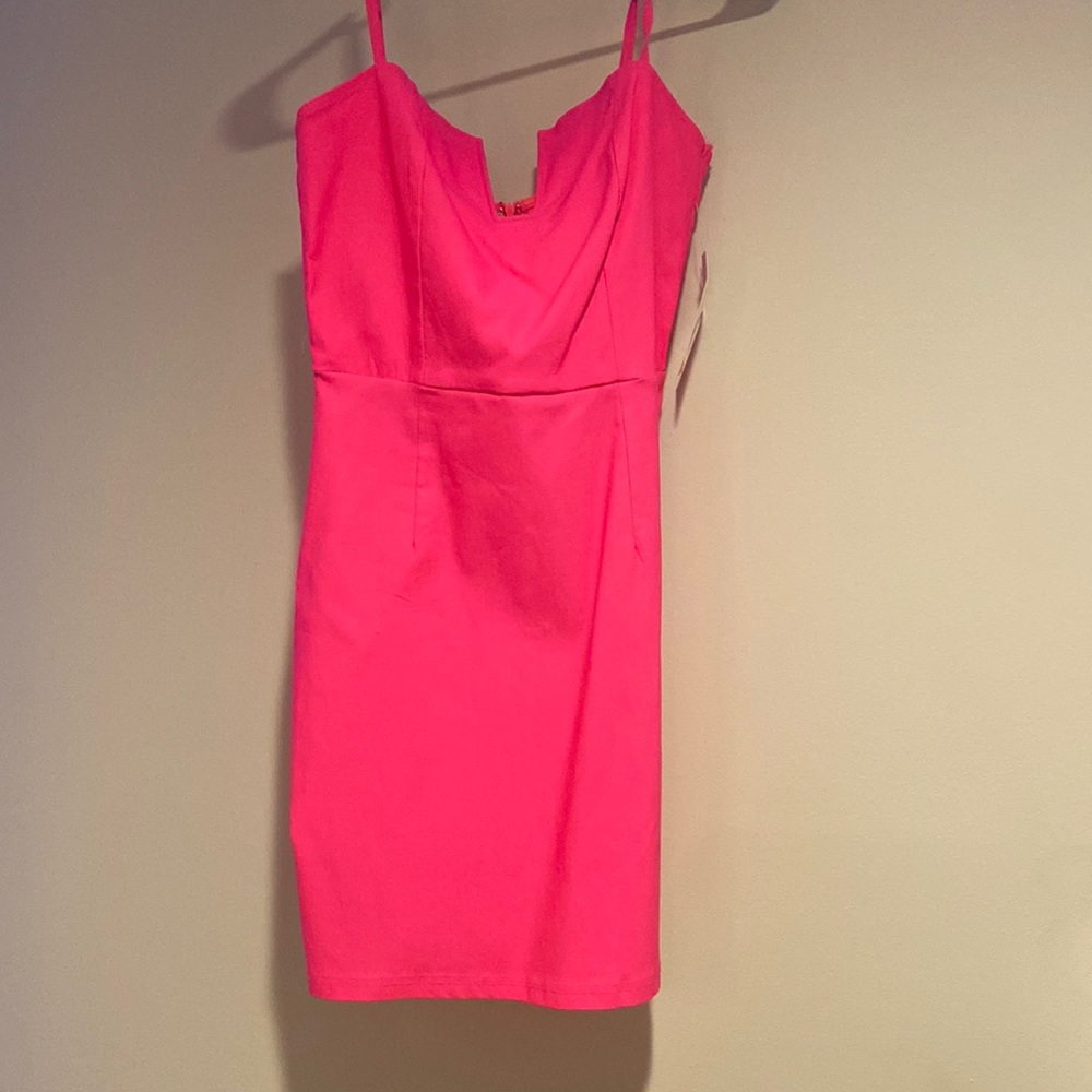 NWT tobi hot pink mini dress size M